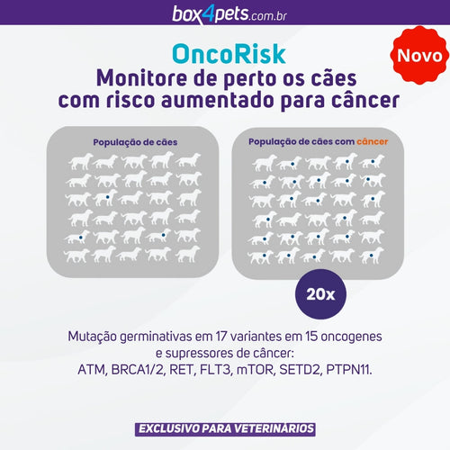 Monitore de Perto os Cães com Risco Aumentado para Câncer com o ONCORISK